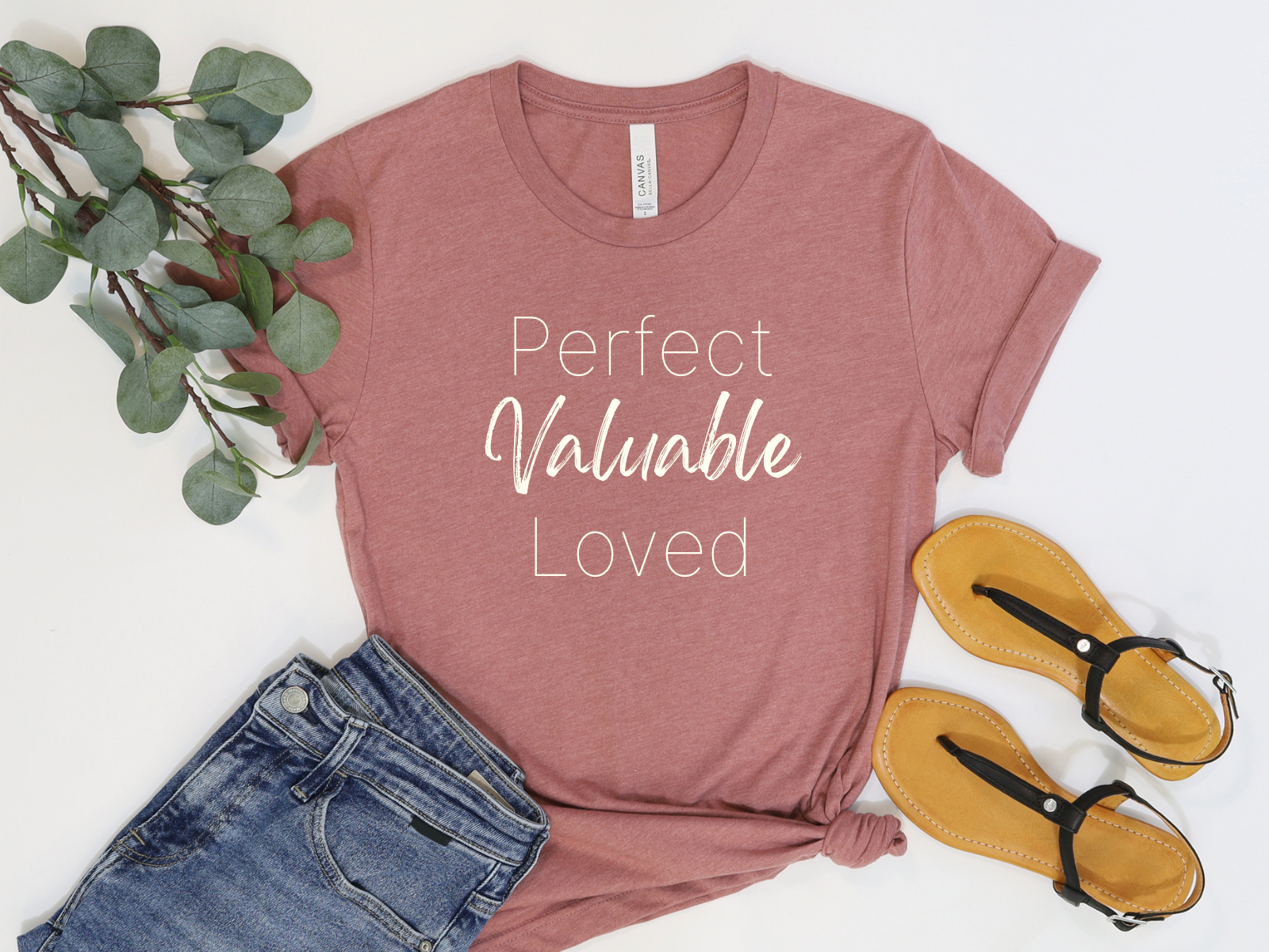 Broken Until Now Co Etsy Shop

Perfect, Valuable and Love shirt